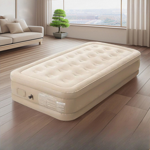 Oferta Llevás 2, Pagás 1 – Colchón Portátil Individual con Triple Revestimiento Antidesgarro + Bomba Eléctrica Incluida