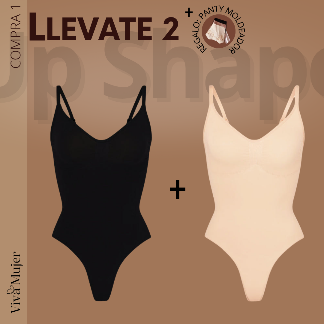 [Llevá 2, Pagá 1] Body Moldeador Up Shaper + Regalo Culotte Modelador